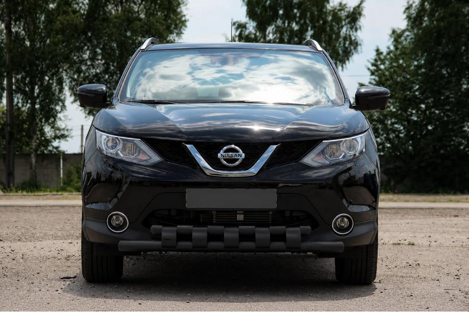 Nissan Qashqai 2014–2021 RVS frontbeugel ST015 Black Image