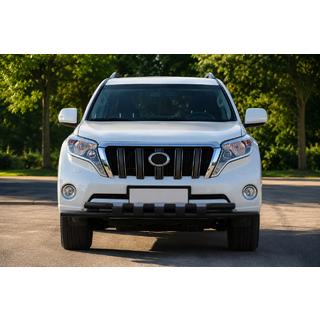 RVS frontbeugel ST015 Black Toyota Land Cruiser Prado 150 2009–2023 foto 1