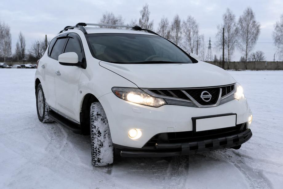 Nissan Murano 2008–2014 RVS frontbeugel ST015 Black Image