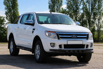 Ford Ranger 2011–2022 Frontbeugel ST016 Black (RVS) foto 3