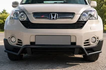 Honda CR-V 2007–2011 Frontbeugel ST016 Black (RVS) foto 1