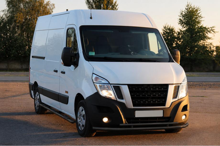 Renault Master 2011–2023 Frontbeugel ST016 Black (RVS) Image