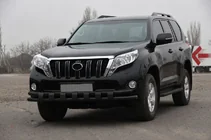 Toyota Land Cruiser Prado 150 2009–2023 Frontbeschermbeugel ST016-2 Black (roestvrij staal) foto 2