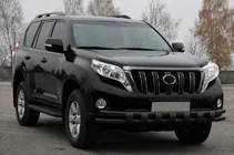 Toyota Land Cruiser Prado 150 2009–2023 Frontbeschermbeugel ST016-2 Black (roestvrij staal) foto 3