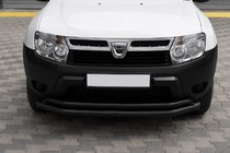 Dacia Duster 2008–2018 Frontbeschermbeugel ST017 Black (RVS) foto 3