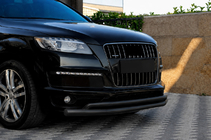 Audi Q7 2005–2015 Frontbeschermbeugel ST017 Black (RVS) foto 3