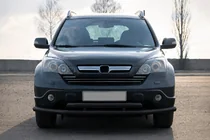 Honda CR-V 2007–2011 Frontbescherming ST018 Black (RVS) foto 1
