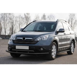 Frontbescherming ST018 Black (RVS) Honda CR-V 2007–2011 foto 2