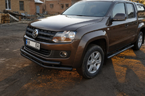 Volkswagen Amarok 2010–2022 Frontbar ST018-2 Black (RVS) foto 2