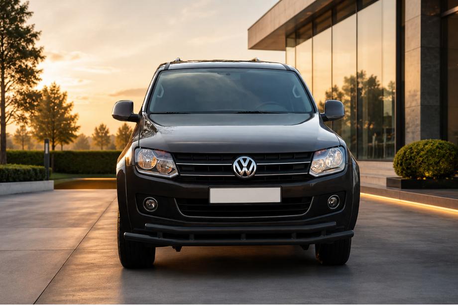 Volkswagen Amarok 2010–2022 Frontbar ST018-2 Black (RVS) Image