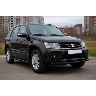 Dubbele frontbuis 60/42 mm zwart (RVS) Suzuki Grand Vitara 2005–2017 foto 3