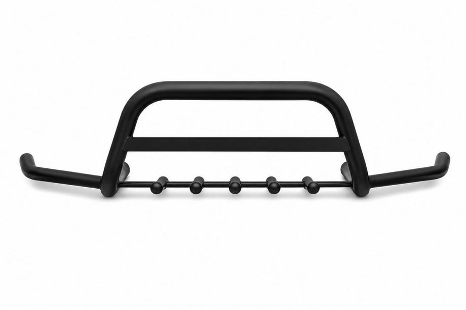 Opel Movano 2004–2010 Voorbullbar met zijbeugels WT003 Plus Black (RVS) Image