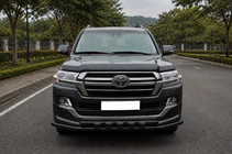 Toyota Land Cruiser 200 2007–2021 Bullbar ST015 Black (2015+, rvs) foto 1