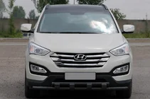 Hyundai Santa Fe 3 2012–2018 Bullbar ST015 Black (RVS) foto 1