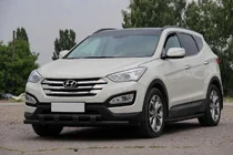 Hyundai Santa Fe 3 2012–2018 Bullbar ST015 Black (RVS) foto 2