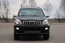 Toyota Land Cruiser Prado 120 2002–2009 Bullbar ST015 Black (RVS) foto 1