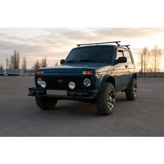 Bullbar ST015 Black (RVS) Lada Niva en Urban 1977– foto 2