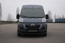 Peugeot Boxer 2006–2025 RVS bullbar voorzijde ST019 Black (roestvrij staal) foto 1