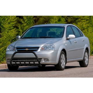 Voor-bullbar WT003 Black (60 mm, roestvrij staal) Chevrolet Lacetti 2003–2024 foto 1