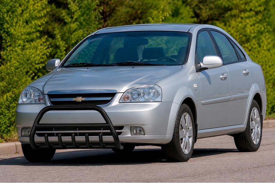 Chevrolet Lacetti 2003–2024 Voor-bullbar WT003 Black (60 mm, roestvrij staal) Image