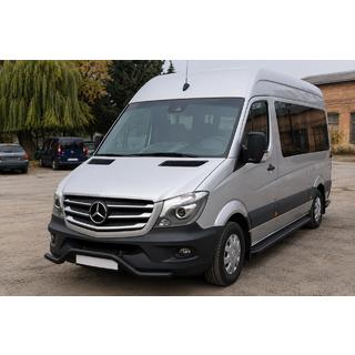 Voorste onderbuis MBSP.07.F3-04.6 Black (RVS) Mercedes Sprinter W906 2006–2018 foto 1