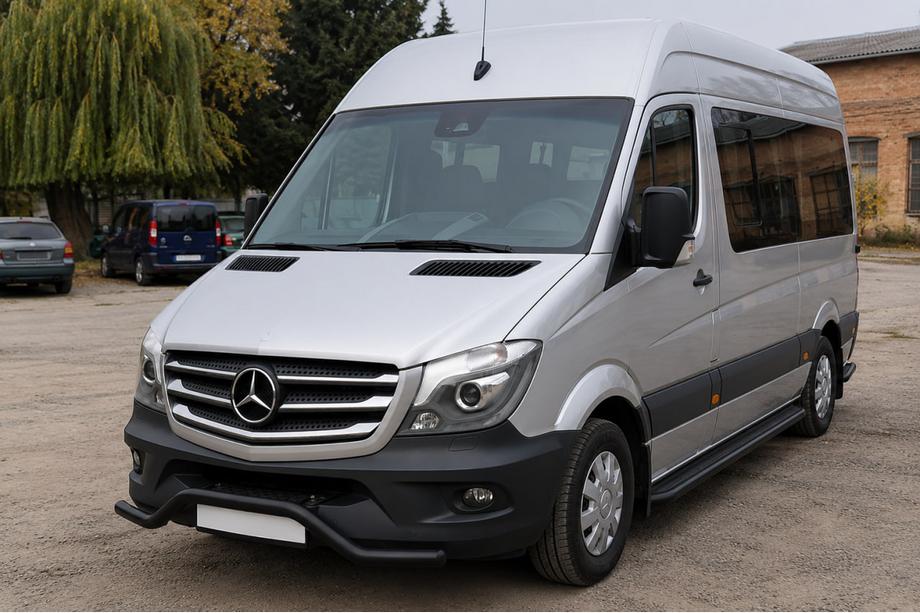 Mercedes Sprinter W906 2006–2018 Voorste onderbuis MBSP.07.F3-04.6 Black (RVS) Image