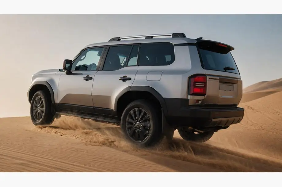 Toyota Land Cruiser Prado 250 2023– OEM dakrails grijs (aluminium) Image