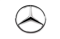 Mercedes ML W164 2005–2011 Afgeprijsd voorembleem (18,4 cm) foto 1