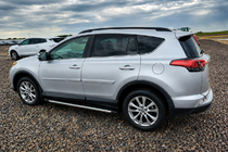 Toyota Rav 4 2019–2025 OEM dakrails zwart (aluminium) foto 1