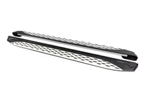 Renault Logan MCV 2005–2013 Side steps Shining V1 (2 st., aluminium) foto 3