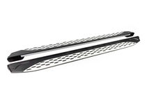 Renault Logan MCV 2005–2013 Side steps Shining V1 (2 st., aluminium) foto 4