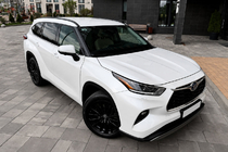 Toyota Highlander 2019– Zwarte OEM dakrails (ABS-kunststof) foto 1