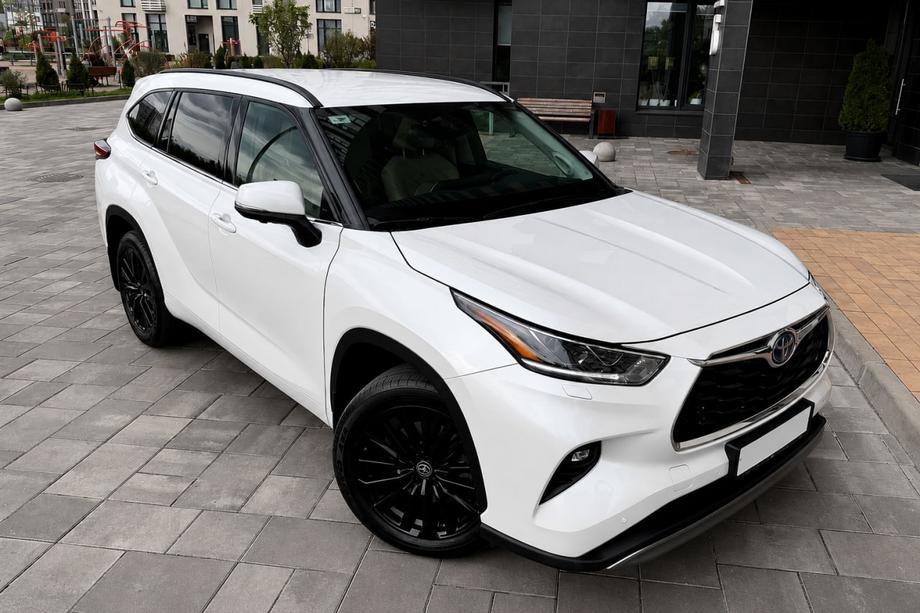 Toyota Highlander 2019– Zwarte OEM dakrails (ABS-kunststof) Image