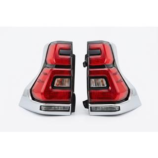 LED achterlichten Chrome V2 (2017-2023, 2 stuks) Toyota Land Cruiser Prado 150 2009–2023 foto 2