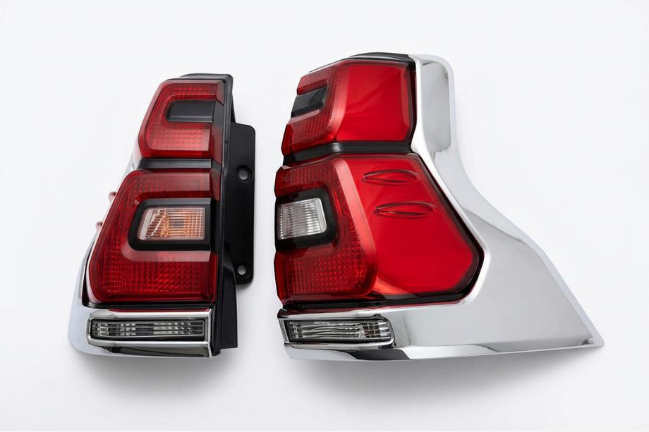 Toyota Land Cruiser Prado 150 2009–2023 LED achterlichten Chrome V2 (2017-2023, 2 stuks) Foto 4