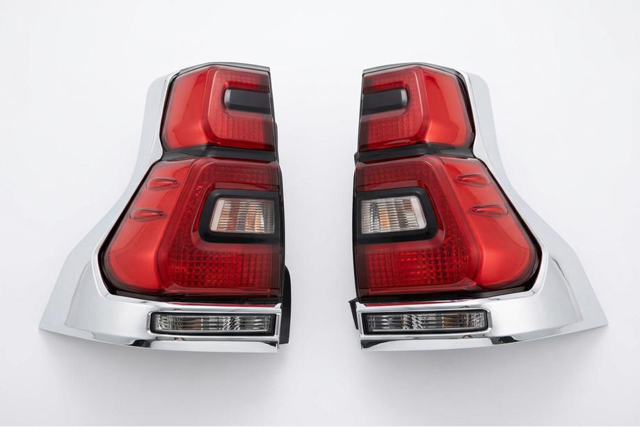 Toyota Land Cruiser Prado 150 2009–2023 LED achterlichten Chrome V2 (2017-2023, 2 stuks) Foto 5