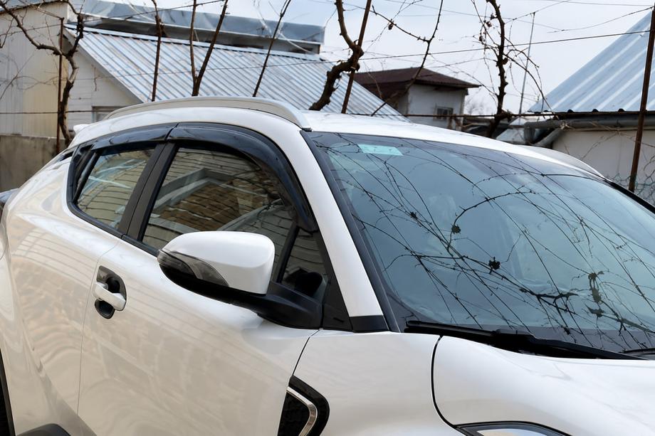 Toyota C-HR 2016–2023 Geïntegreerde dakrails grijs OEM (ABS-kunststof, montage met lijm) Image