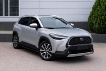 Toyota Corolla Cross 2020– Geïntegreerde grijze OEM dakrails (aluminium) foto 1