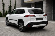 Toyota Corolla Cross 2020– Geïntegreerde dakrails grijs OEM (ABS-kunststof, montage met lijm) foto 2