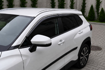 Toyota Corolla Cross 2020– Geïntegreerde dakrails grijs OEM (ABS-kunststof, montage met lijm) foto 4