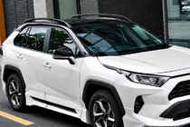 Toyota Corolla Cross 2020– OEM dakrails zwart (aluminium) foto 3