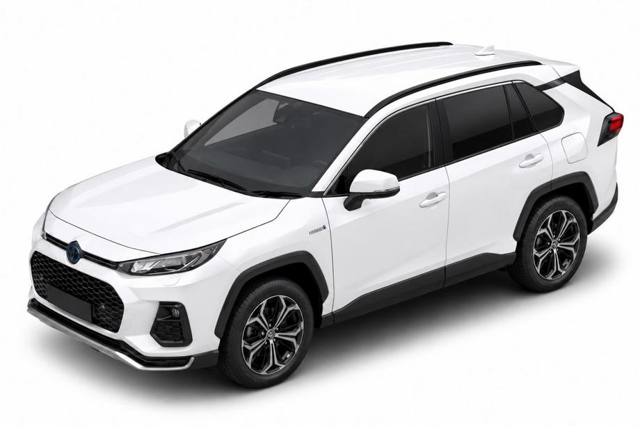 Toyota Raize 2019– Geïntegreerde dakrails zwart OEM (aluminium, montage met lijm) Image
