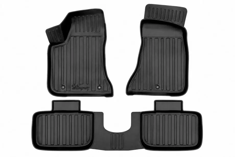 Dodge Challenger 2008–2023 Stingray 3D rubberen automatten (2WD, 4 stuks) Image