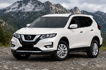 Nissan X-trail T32/Rogue 2014–2021 Geïntegreerde dakrails zwart OEM (voor X-trail, aluminium, montage met lijm) foto 1