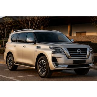 Dakrails grijs (aluminium) Nissan Armada 2016–2024