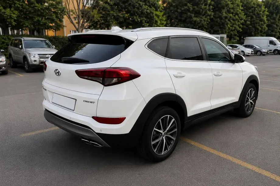 Hyundai Tucson TL 2016–2021 Geïntegreerde dakrails grijs OEM (ABS-kunststof, montage met lijm) Image