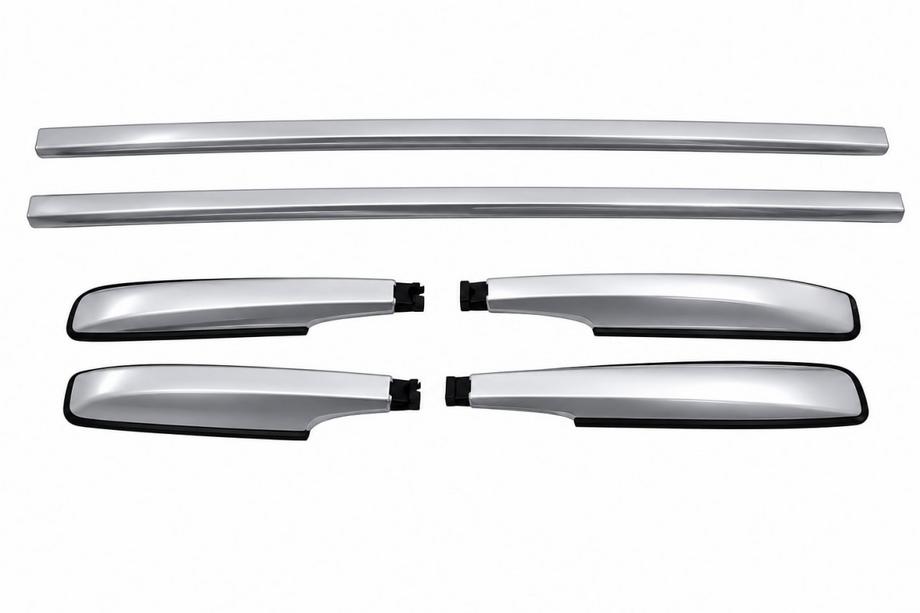Kia Sportage 2010–2015 Grijze OEM dakrails (aluminium, montage met lijm) Image