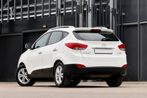 Hyundai IX-35 2010–2015 OEM dakrails grijs (ABS-kunststof, montage met lijm) foto 4