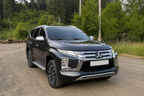 Mitsubishi Pajero Sport 2015– Geïntegreerde dakrails grijs OEM (2019-, aluminium) foto 3