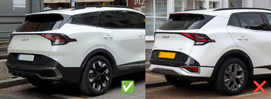 Kia Sportage 2021– Raamwindschermen met chromen sierlijst Niken (voor LWB, 4 stuks) foto 3